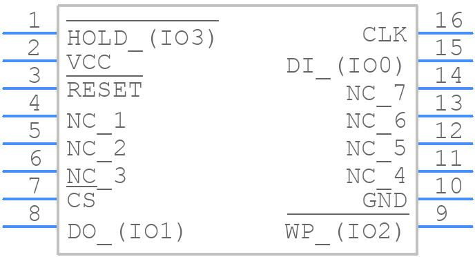 W25Q512JVFJQ - Winbond - PCB symbol