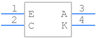 VCNT2025X01 - Vishay - PCB symbol