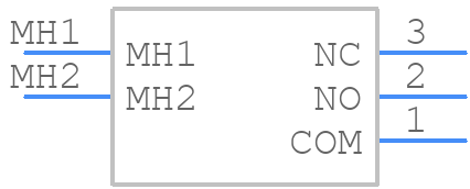 700ASP7B10M6QE - E-Switch - PCB symbol