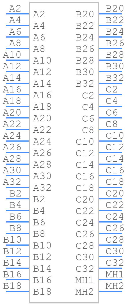 384600 - TE Connectivity - PCB symbol