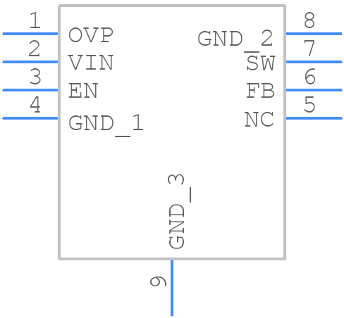 MIC2287C-24YML-TR - Microchip - PCB symbol