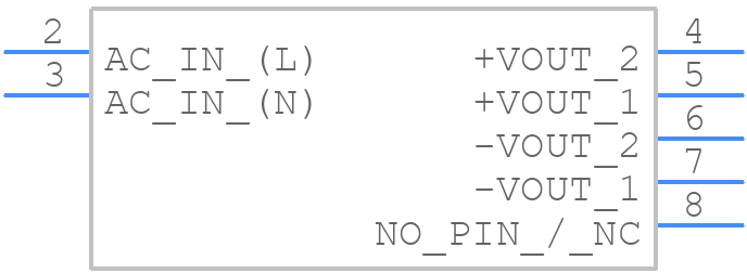TML 40252 - Traco Power - PCB symbol