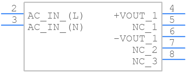 TML 40254 - Traco Power - PCB symbol