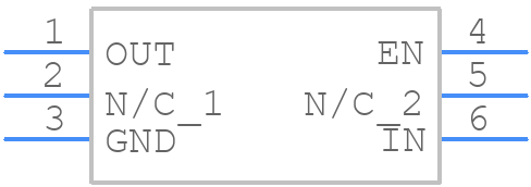 NCV8703MX33TCG - onsemi - PCB symbol