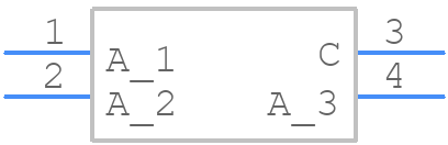 LS E6SF-AAAB-1-1-Z - ams OSRAM - PCB symbol