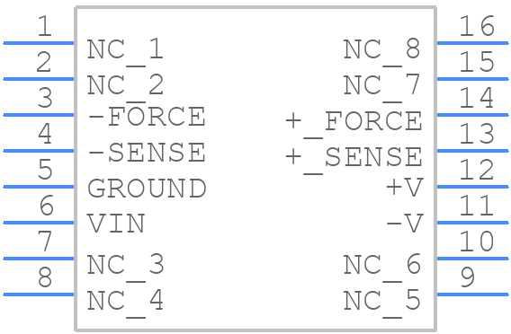 SSM2142SZ - Analog Devices - PCB symbol