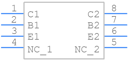 SSM2220PZ - Analog Devices - PCB symbol