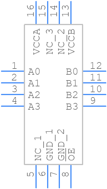 FXLA104UMX - onsemi - PCB symbol