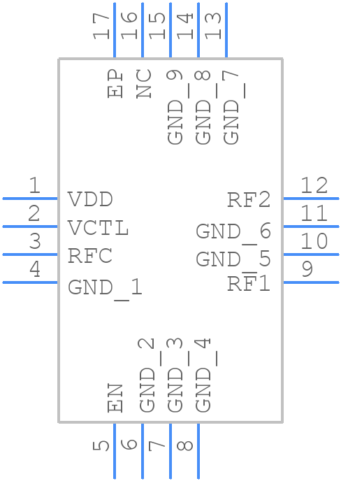 F2932NBGP8 - Renesas Electronics - PCB symbol