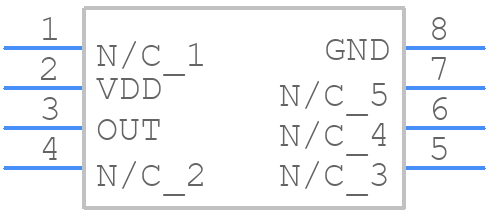 XGZP6897A040KPDPN - CFSensor - PCB symbol