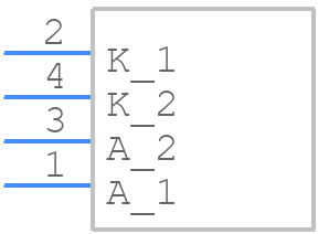 VESD33C1-HD1HG3-08 - Vishay - PCB symbol