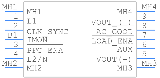PFCU390HPC07SRS - Synqor - PCB symbol