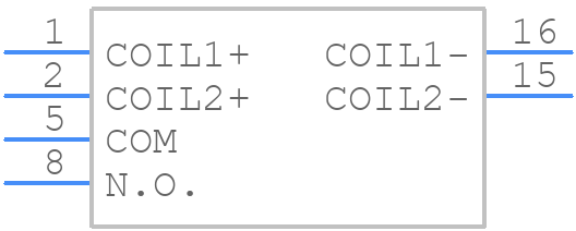 DSP1a-L2-DC9V - Panasonic - PCB symbol