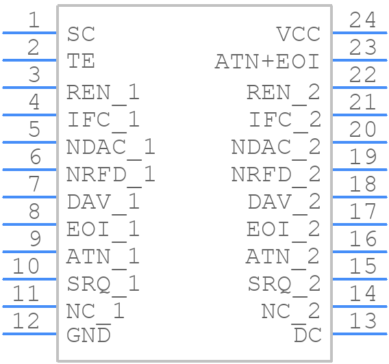 SN75ALS164DWR - Texas Instruments - PCB symbol