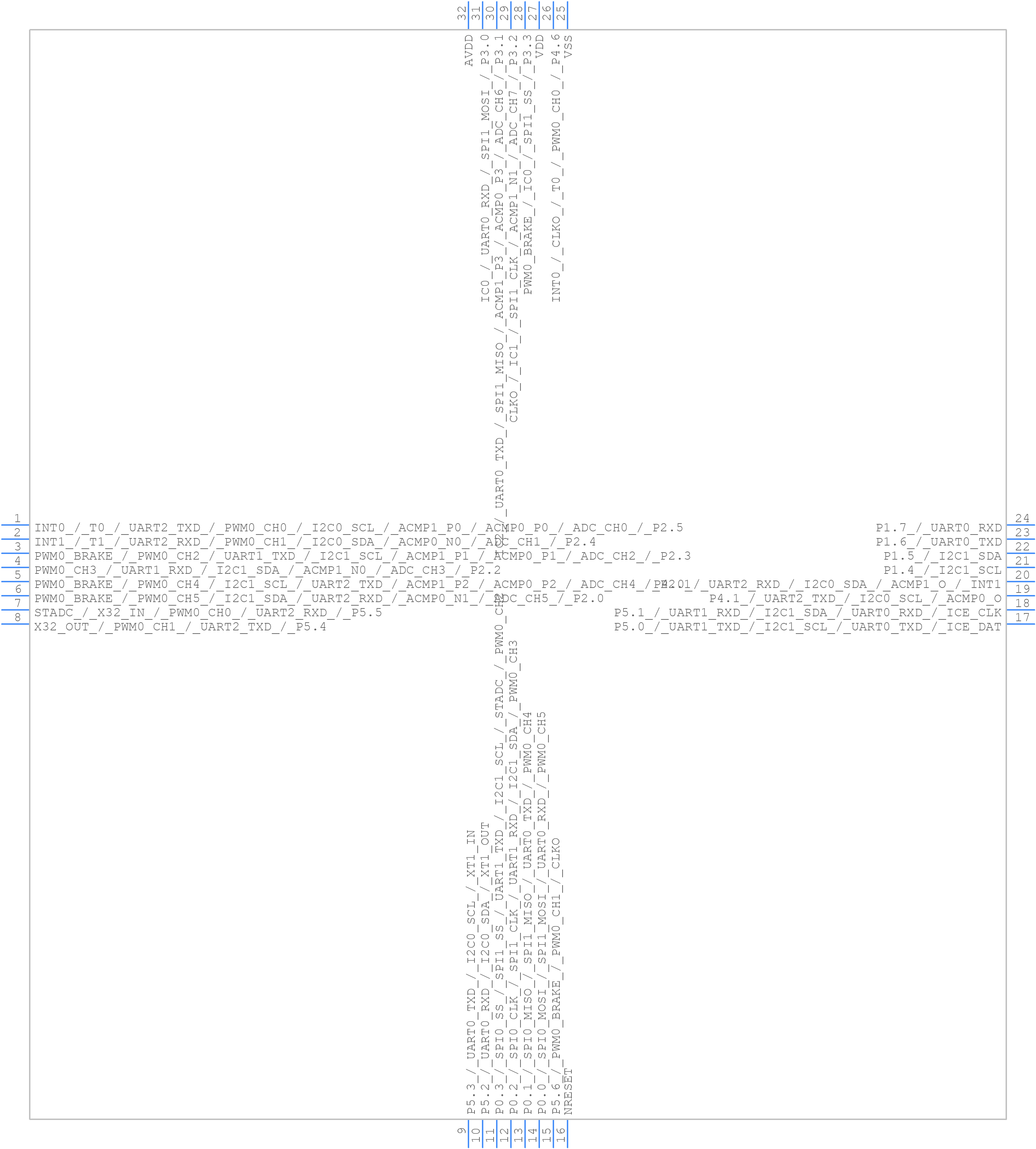 ML51PB9AE - Nuvoton - PCB symbol