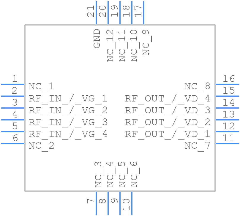QPD0030 - Qorvo - PCB symbol