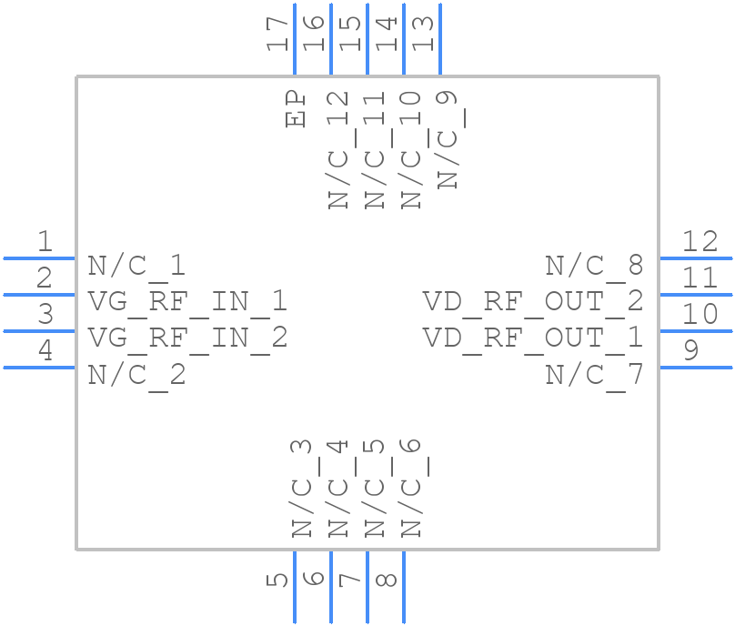 QPD1009 - Qorvo - PCB symbol