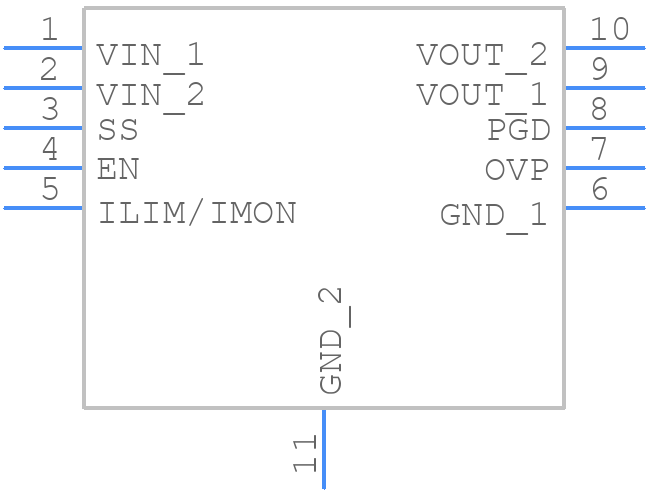 SIP32434BDN-T1E4 - Vishay - PCB symbol