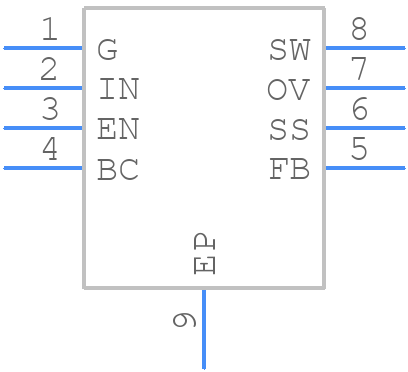 ACT6358NH-T - Active-Semi - PCB symbol