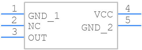 TMAG5231H1DQDMRR - Texas Instruments - PCB symbol