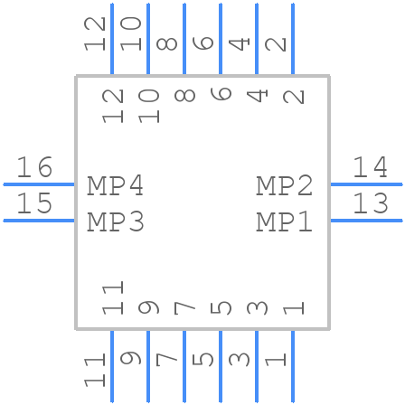 AXT512124A - Panasonic - PCB symbol