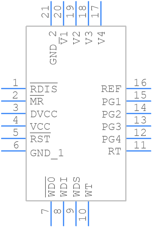 LTC2963HUDC-1#PBF - Analog Devices - PCB symbol