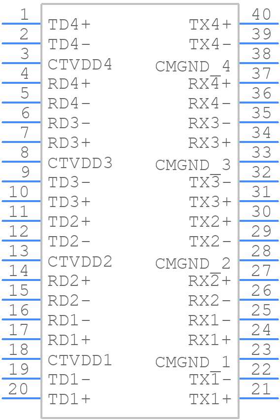 HX1344NL - Yageo Group - PCB symbol