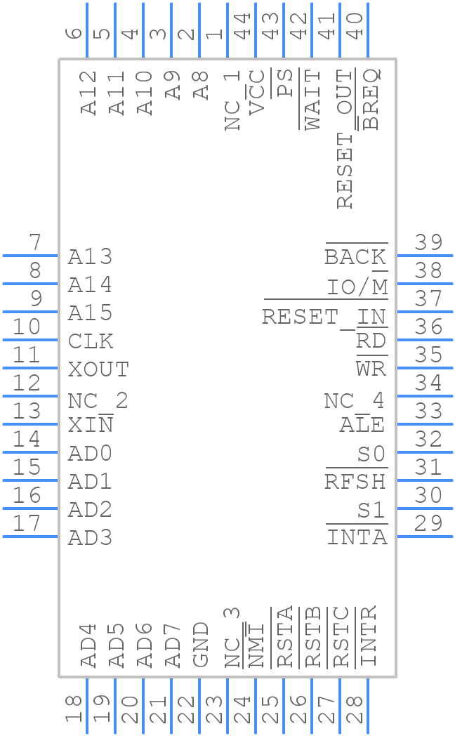 NSC800V-4I - Texas Instruments - PCB symbol