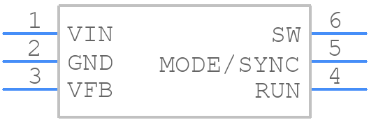LTC3542ES6#TRMPBF - Analog Devices - PCB symbol