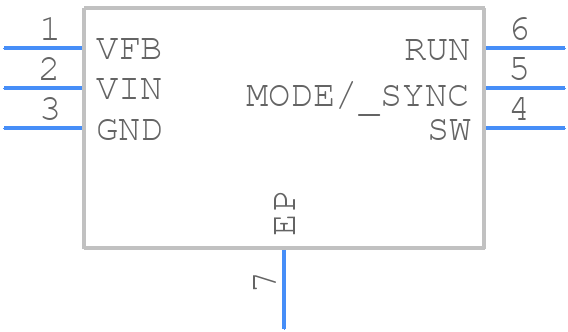 LTC3542EDC#TRMPBF - Analog Devices - PCB symbol