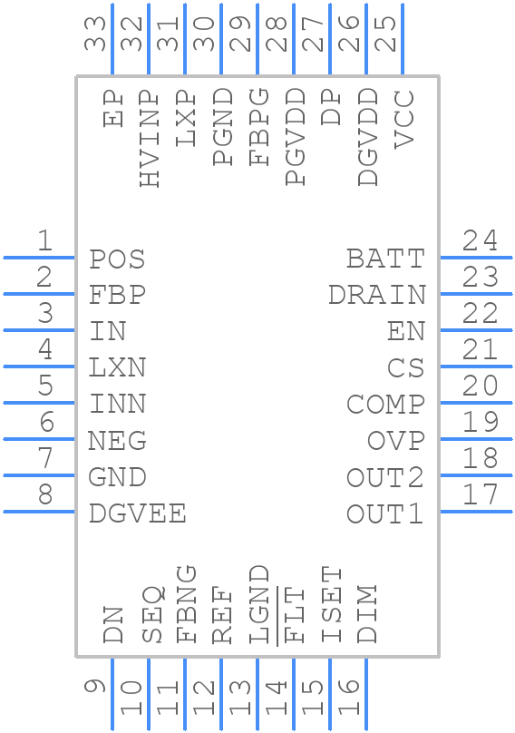 MAX20070GTJ/V+ - Analog Devices - PCB symbol