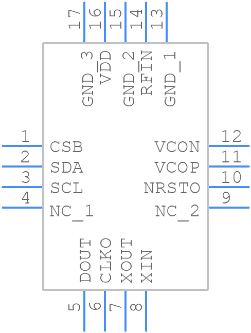 CMT2210AW-EQR - Hope Microelectronics - PCB symbol