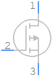 BS250P - Diodes Incorporated - PCB symbol