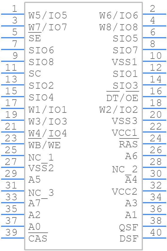 MSM54C865-10ZS - LAPIS SEMICONDUCTOR - PCB symbol