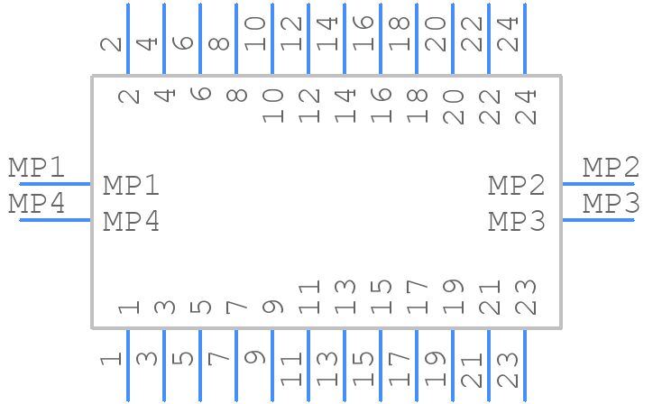 BM28B0.6-24DP/2-0.35V(51) - Hirose - PCB symbol
