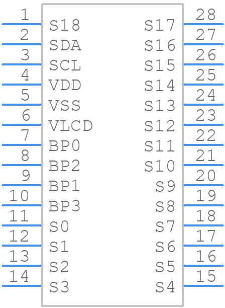 BL55028 - SHANGHAI BELLING - PCB symbol