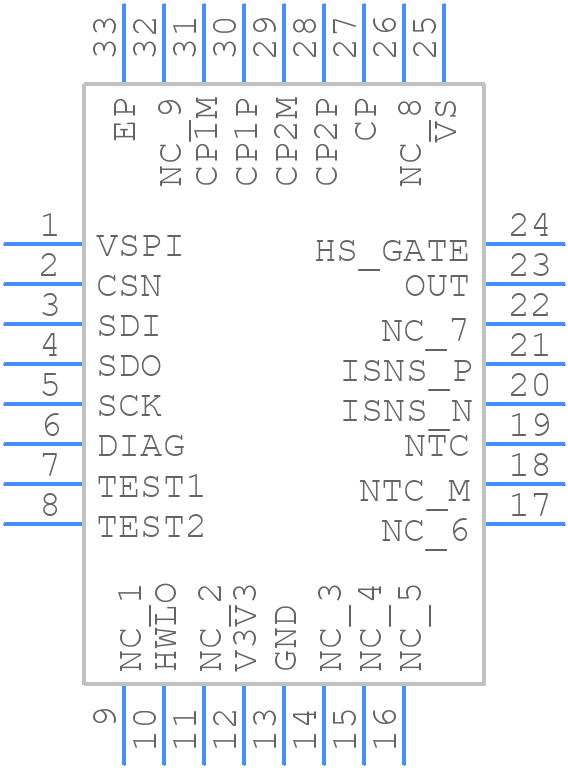 VNF1048FTR - STMicroelectronics - PCB symbol