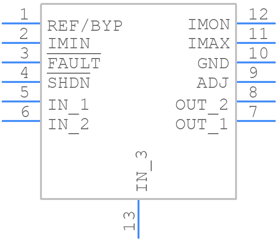 LT3050IMSE-5#TRPBF - Analog Devices - PCB symbol