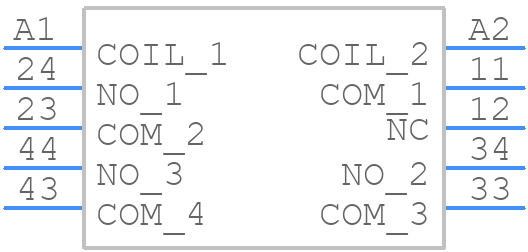 SIR312P18VDC - ELESTA - PCB symbol