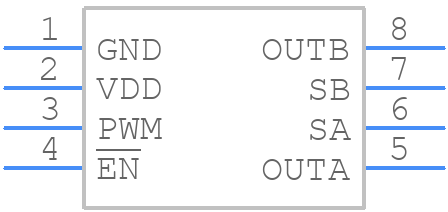 SI9988DQ-T1 - SILICONIX - PCB symbol