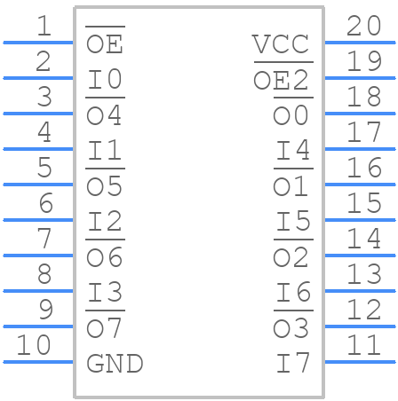 74ACT240SC - onsemi - PCB symbol
