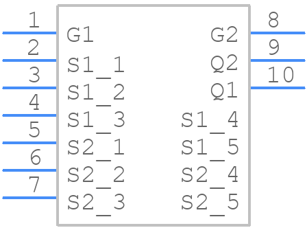 NTMFC013NP10M5L - onsemi - PCB symbol