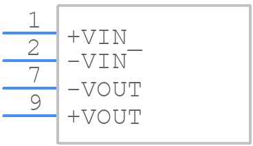 TRV 2-1213M - Traco Power - PCB symbol