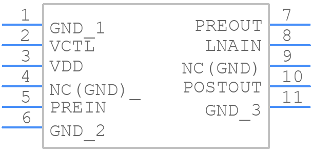 NJG1157PCD-TE1 - Nisshinbo - PCB symbol