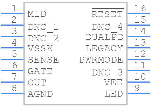 LTC4279IS#PBF - Analog Devices - PCB symbol