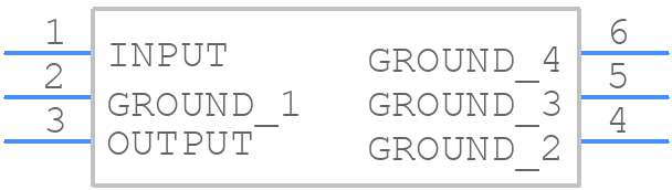HFCG-3000+ - Mini-Circuits - PCB symbol
