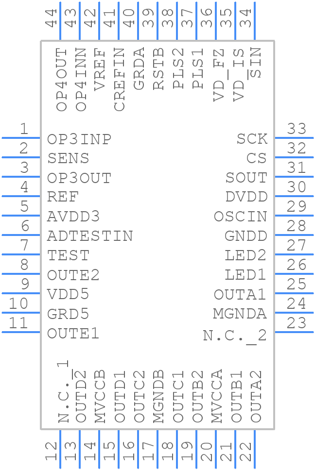 AN41908A-VB - Panasonic - PCB symbol