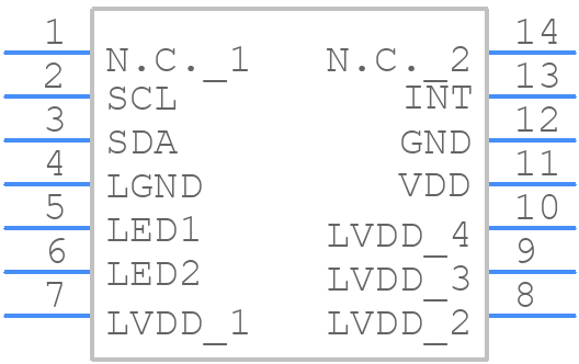 OB1203LC-C4V - Renesas Electronics - PCB symbol