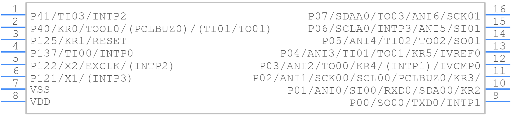 R5F10Y46DSP#10 - Renesas Electronics - PCB symbol