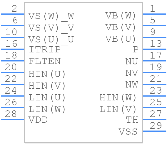 NFAP10603LTT - onsemi - PCB symbol